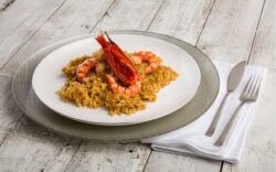 Foto receta arroz con carabinero