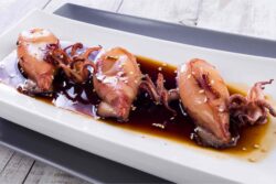 Foto receta calamar teriyaki fish solutions