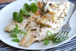 foto de receta de lubina en formación