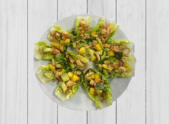 Ensalada de langosta con mango y aguacate 3