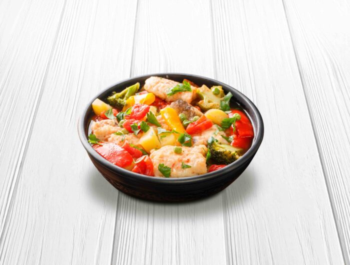 Foto receta de estofado de fogonero con verduras pescanova fish solutions 2