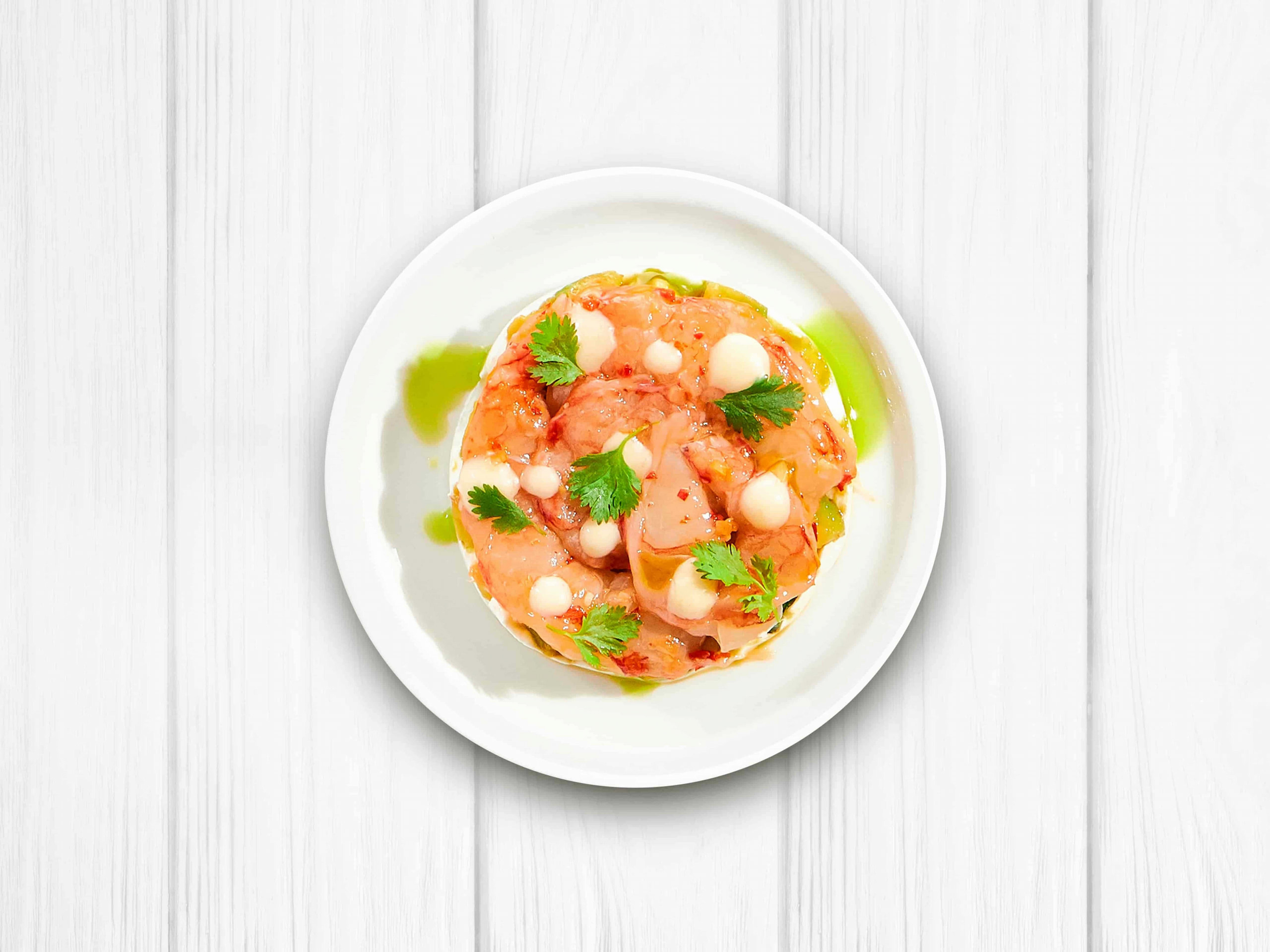 Foto receta tartar de gambon fish solutions